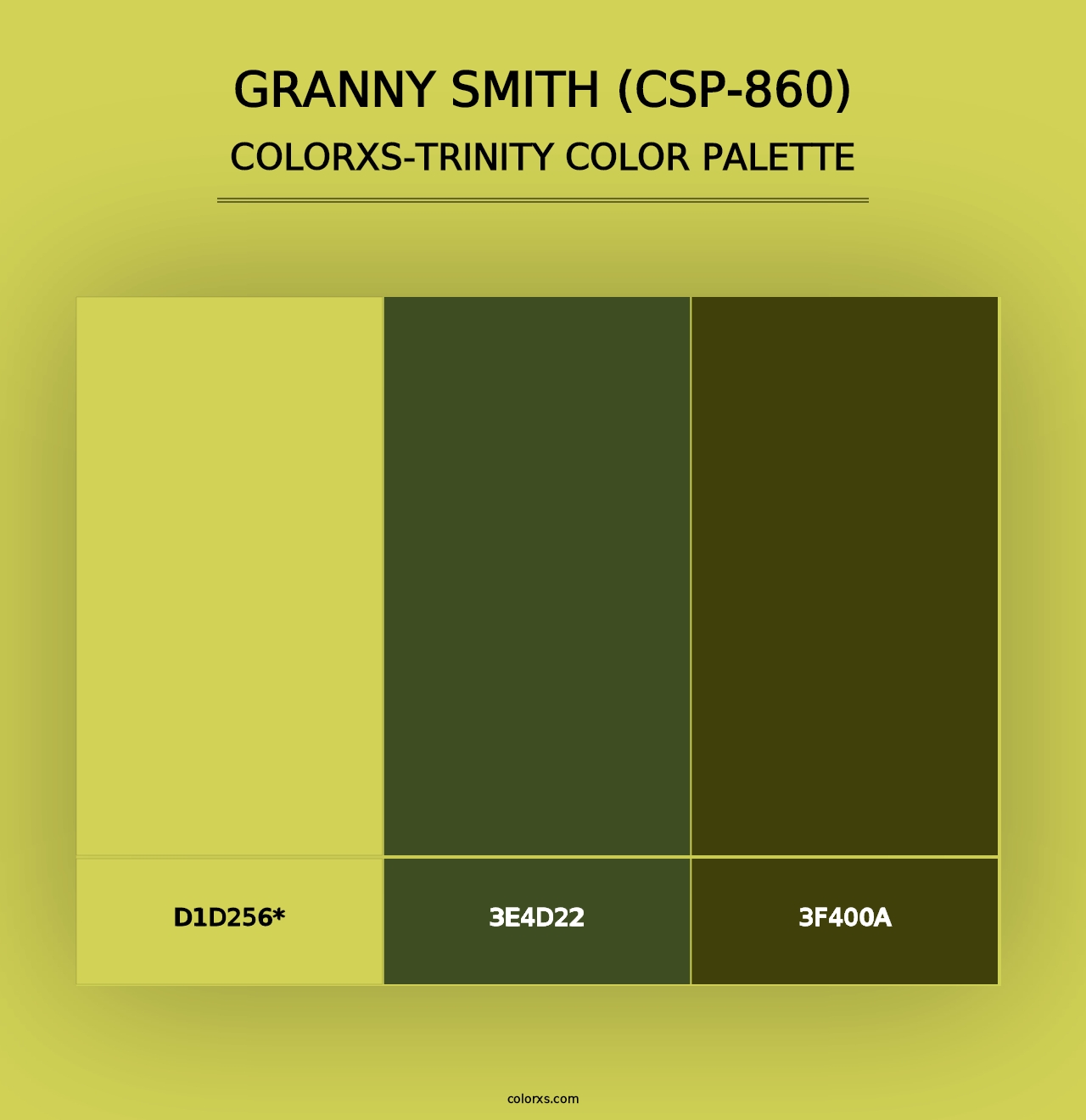 Granny Smith (CSP-860) - Colorxs Trinity Palette