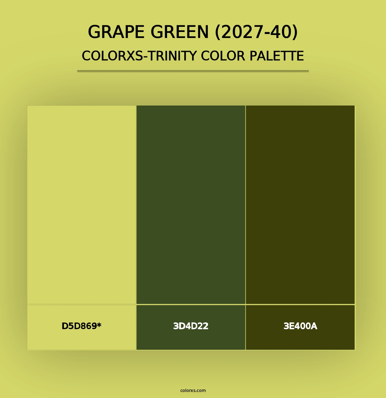 Grape Green (2027-40) - Colorxs Trinity Palette