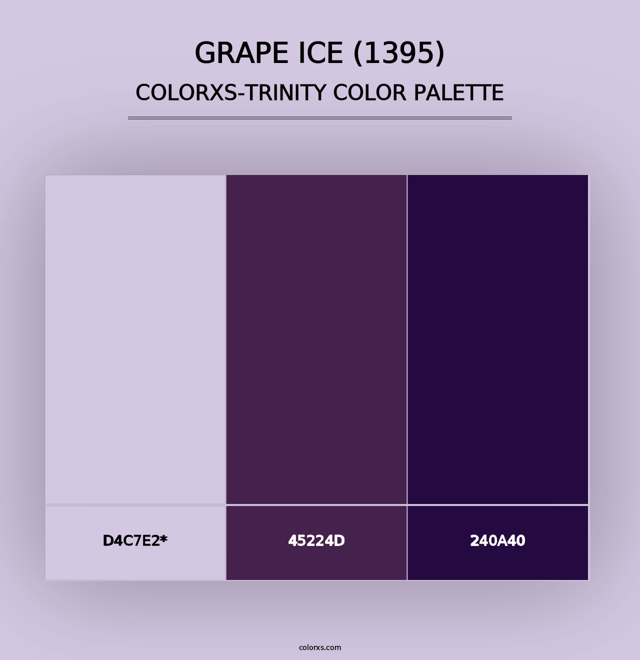 Grape Ice (1395) - Colorxs Trinity Palette