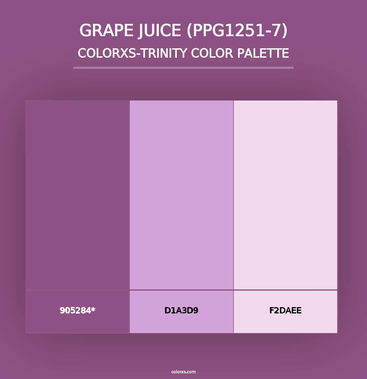 Grape Juice (PPG1251-7) - Colorxs Trinity Palette