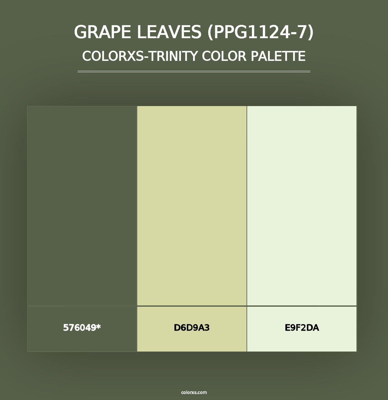 Grape Leaves (PPG1124-7) - Colorxs Trinity Palette