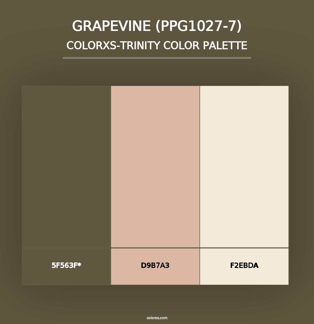 Grapevine (PPG1027-7) - Colorxs Trinity Palette