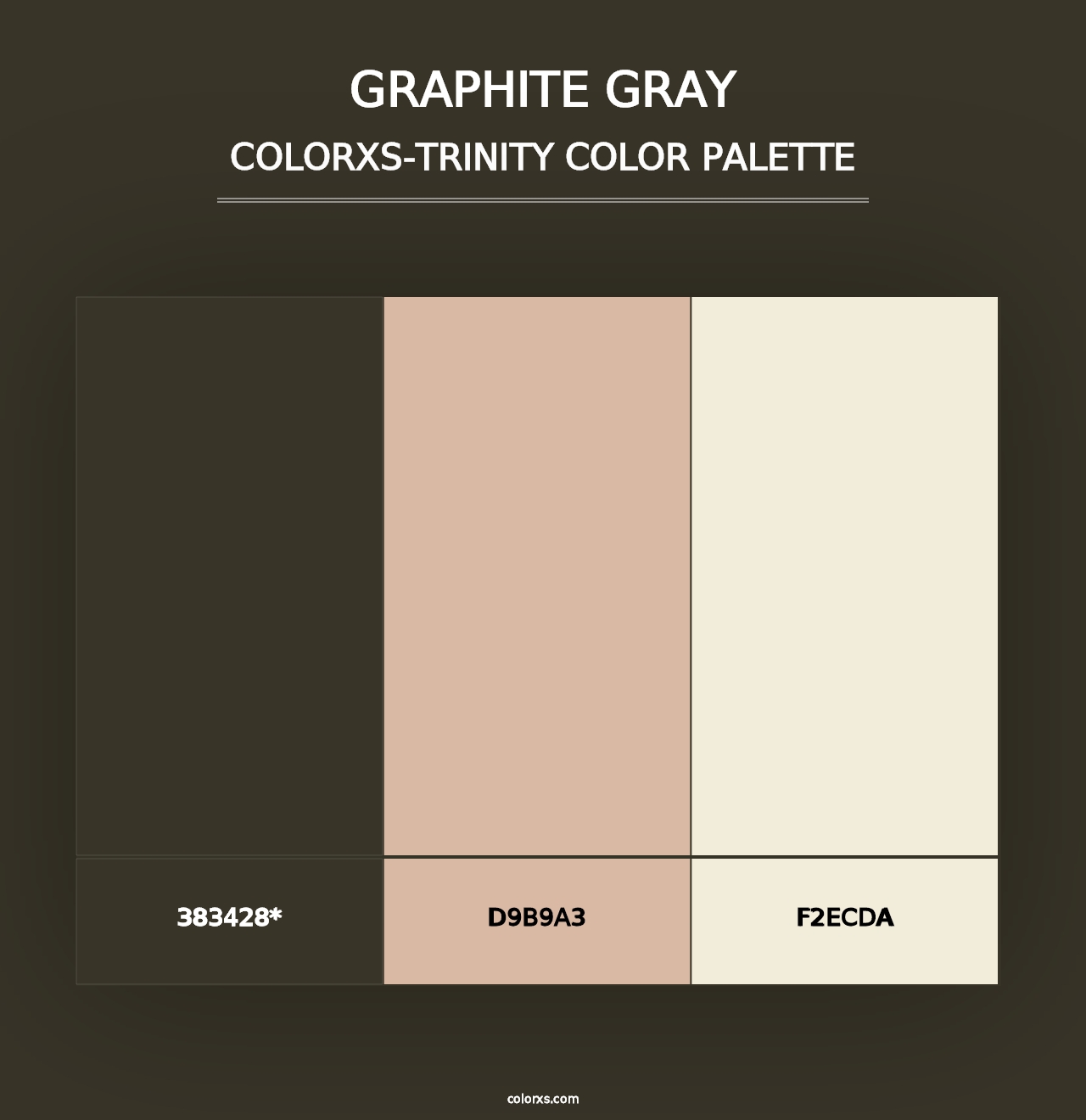 Graphite Gray - Colorxs Trinity Palette