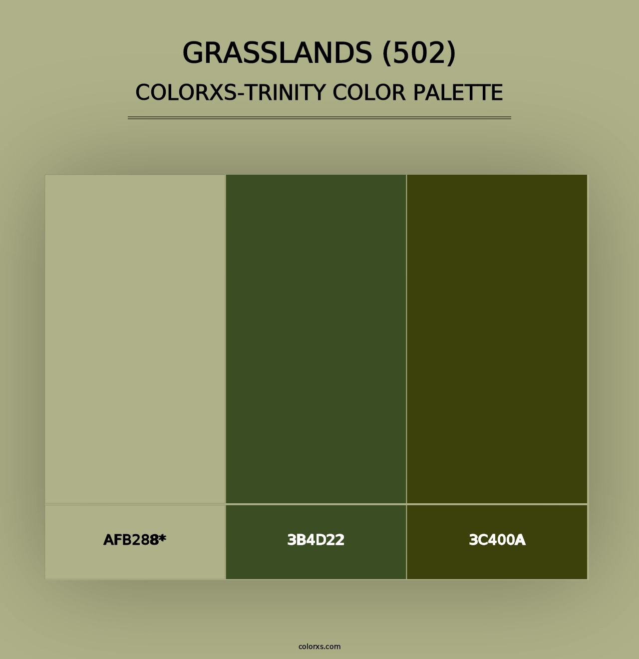 Grasslands (502) - Colorxs Trinity Palette