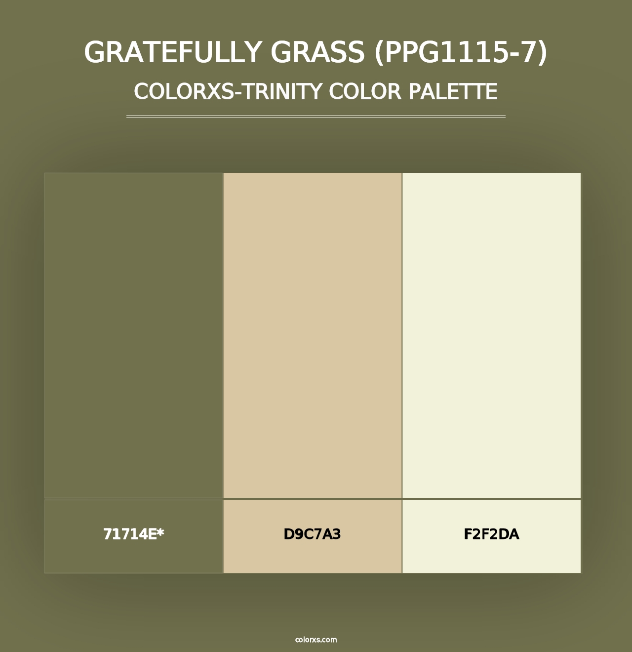 Gratefully Grass (PPG1115-7) - Colorxs Trinity Palette