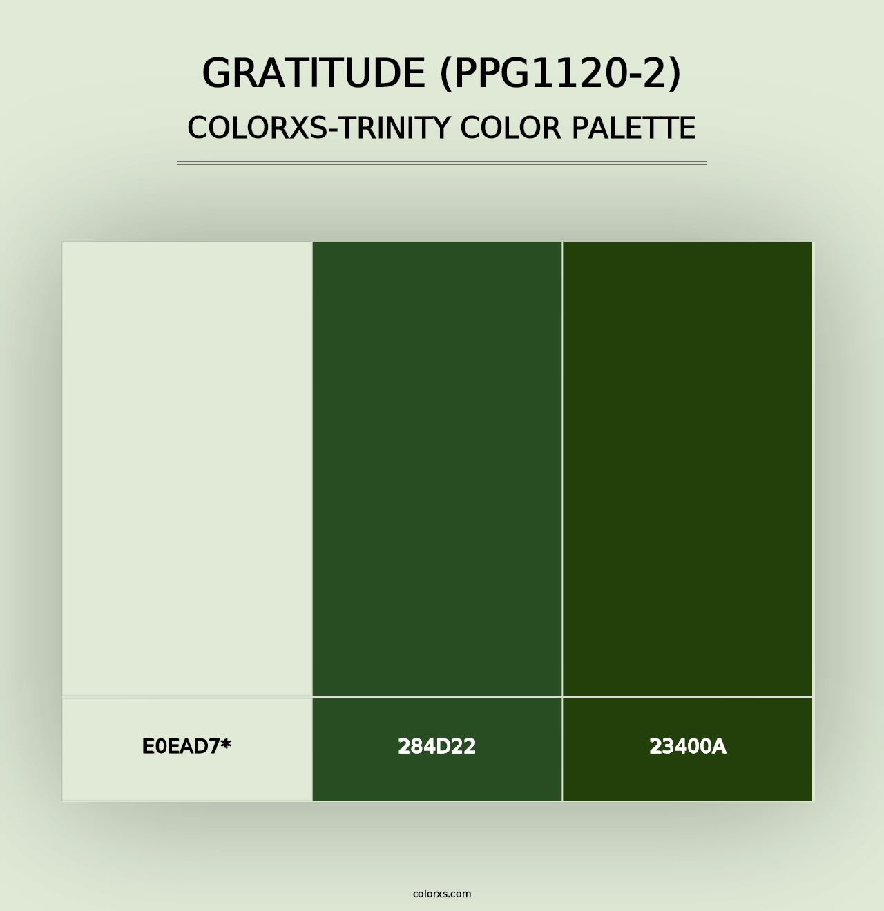 Gratitude (PPG1120-2) - Colorxs Trinity Palette