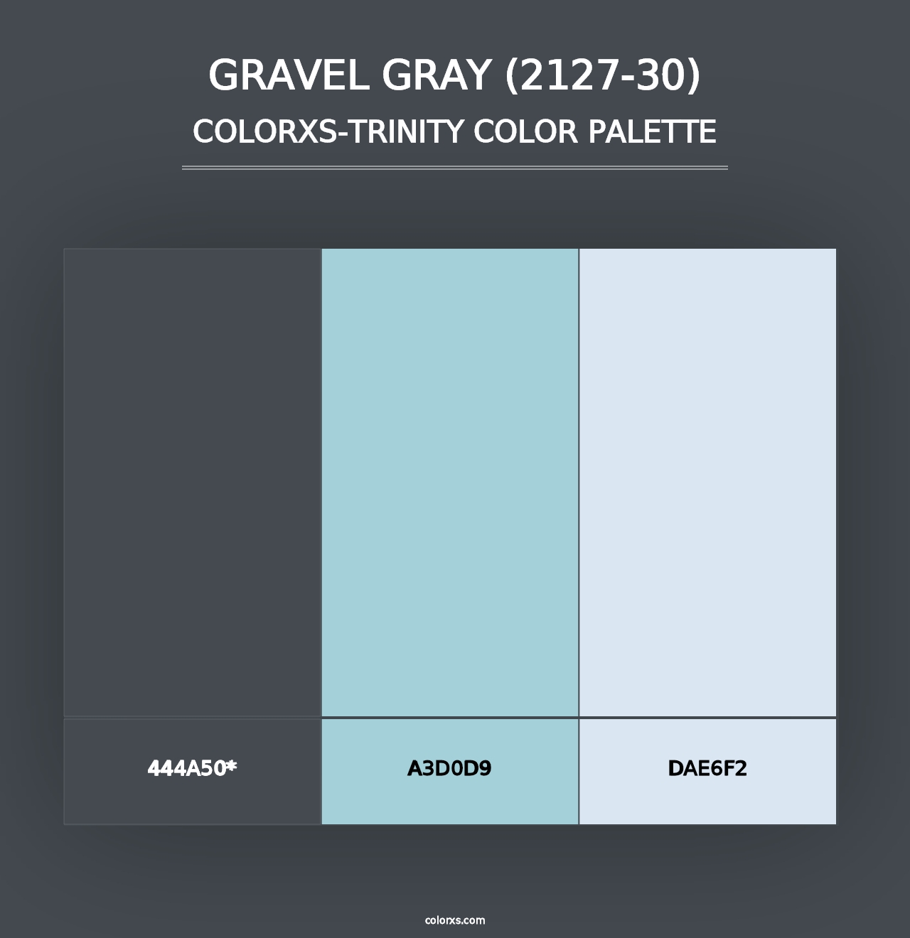 Gravel Gray (2127-30) - Colorxs Trinity Palette