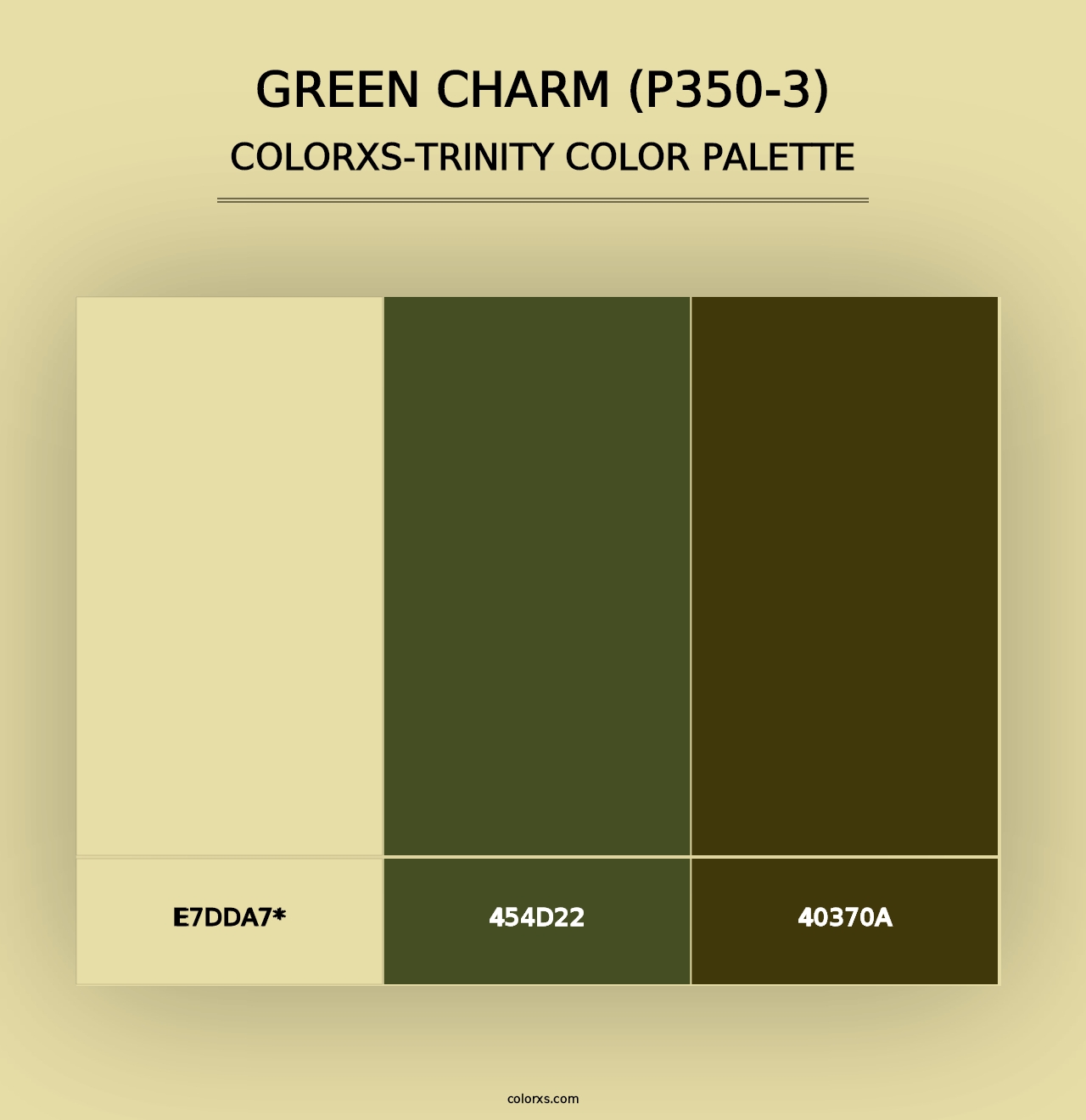 Green Charm (P350-3) - Colorxs Trinity Palette