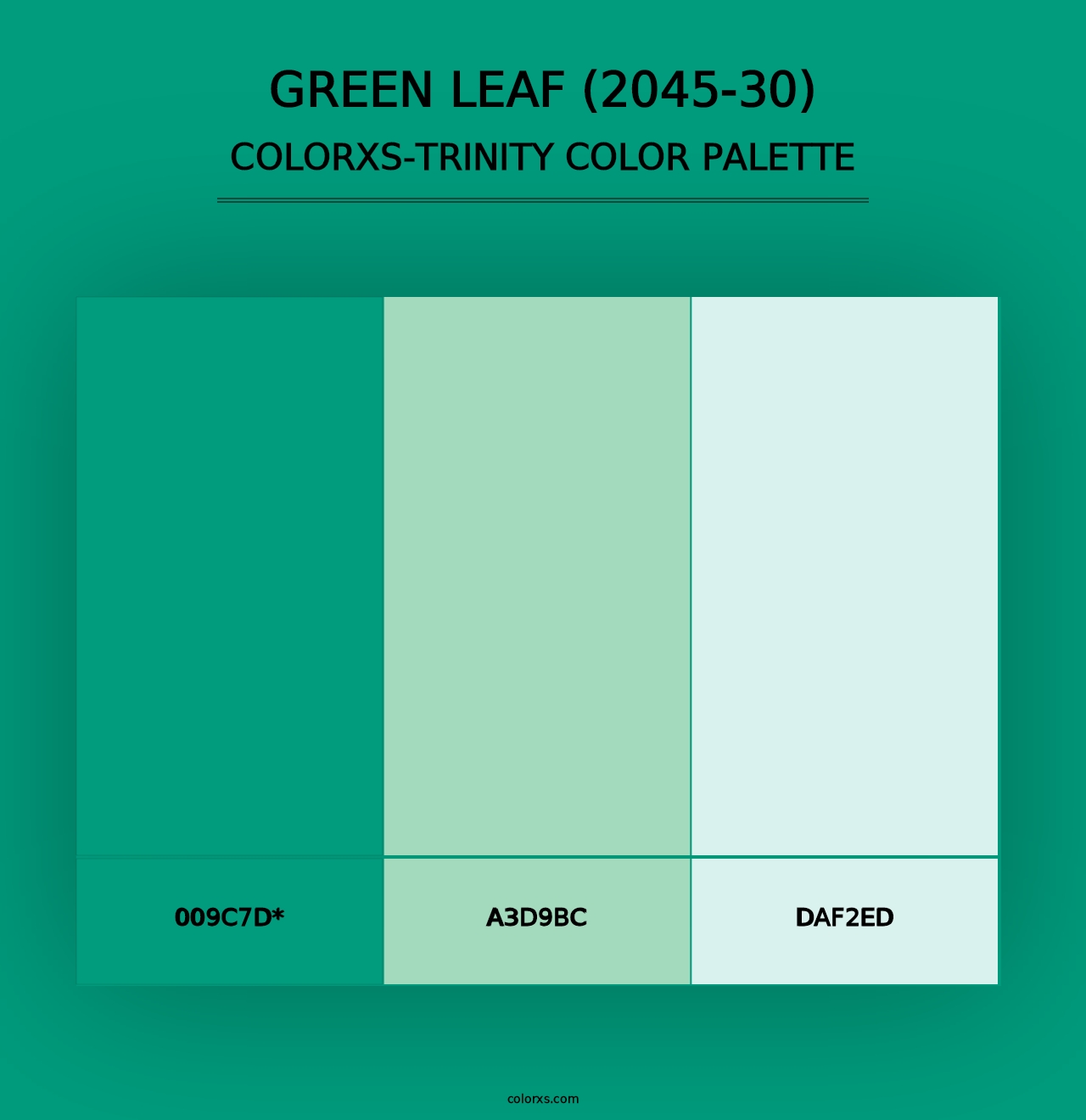 Green Leaf (2045-30) - Colorxs Trinity Palette