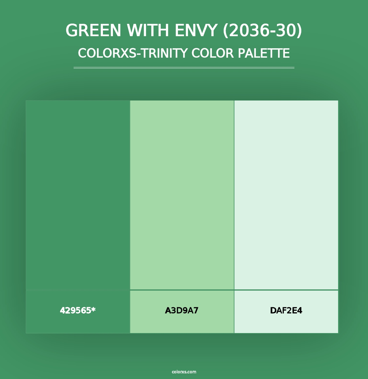 Green with Envy (2036-30) - Colorxs Trinity Palette