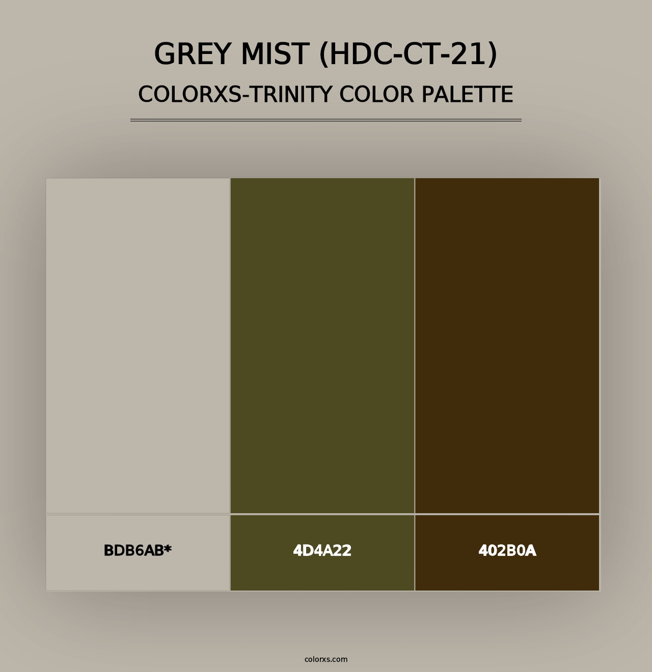 Grey Mist (HDC-CT-21) - Colorxs Trinity Palette