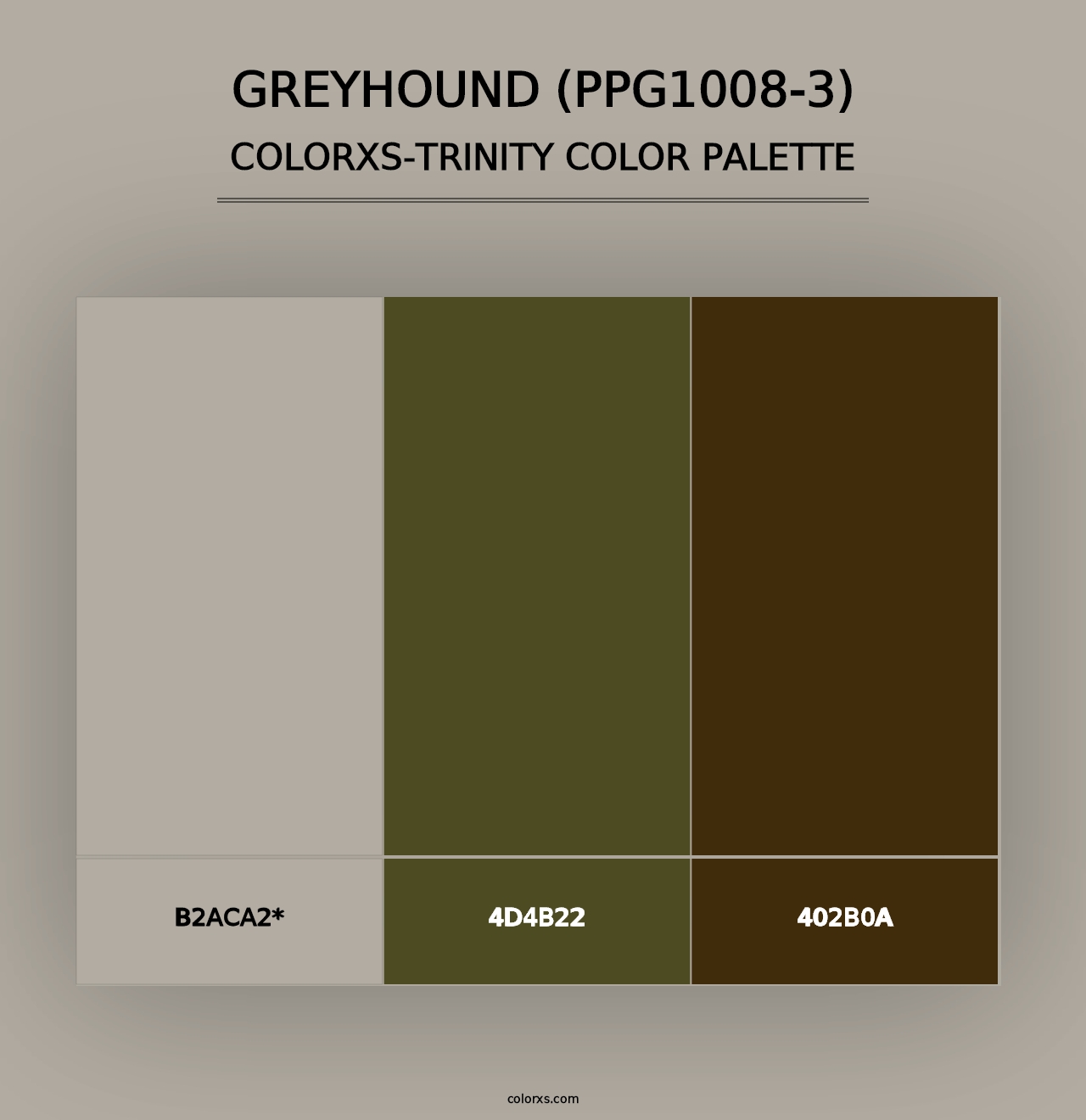 Greyhound (PPG1008-3) - Colorxs Trinity Palette