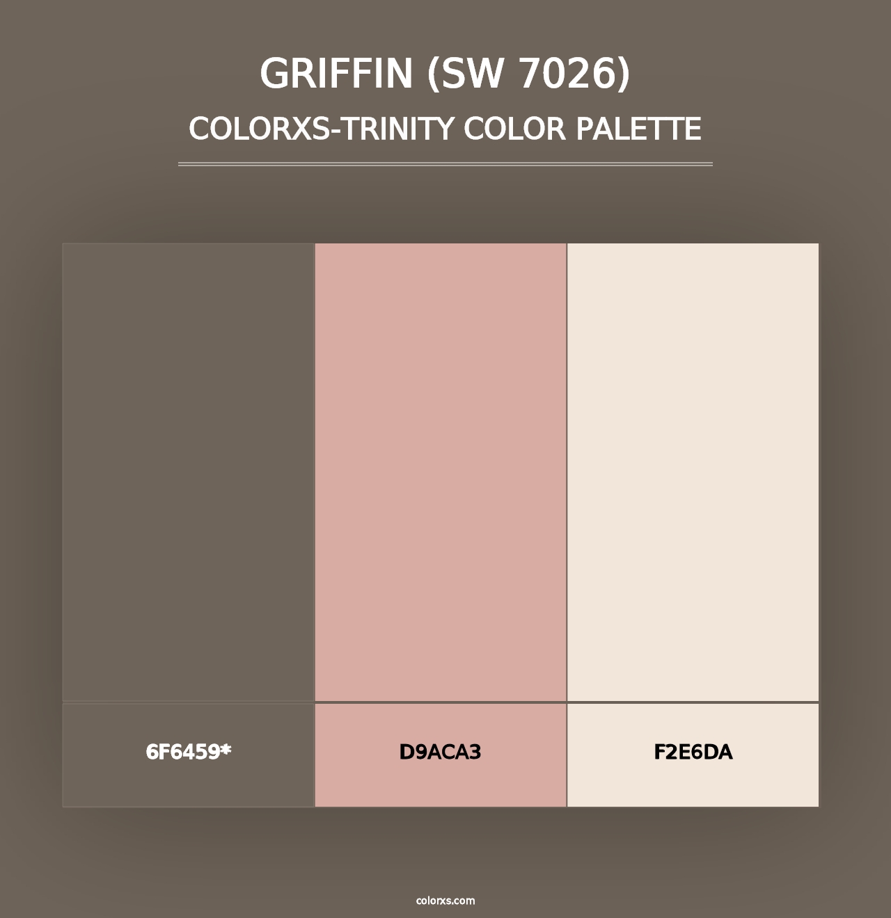 Griffin (SW 7026) - Colorxs Trinity Palette