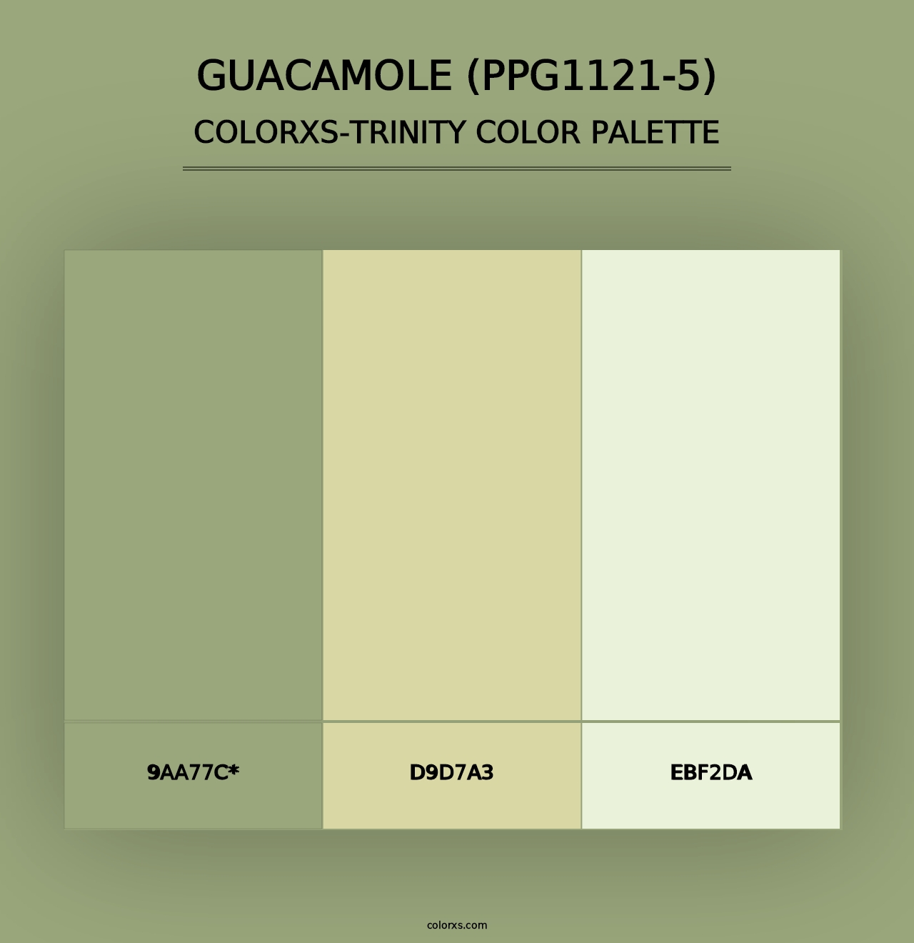 Guacamole (PPG1121-5) - Colorxs Trinity Palette