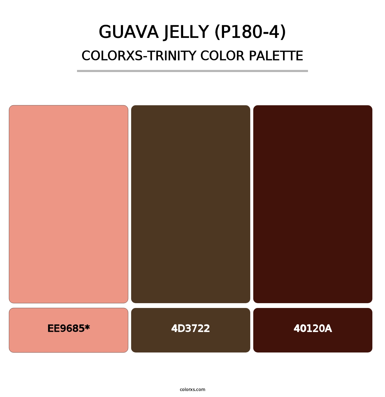 Guava Jelly (P180-4) - Colorxs Trinity Palette