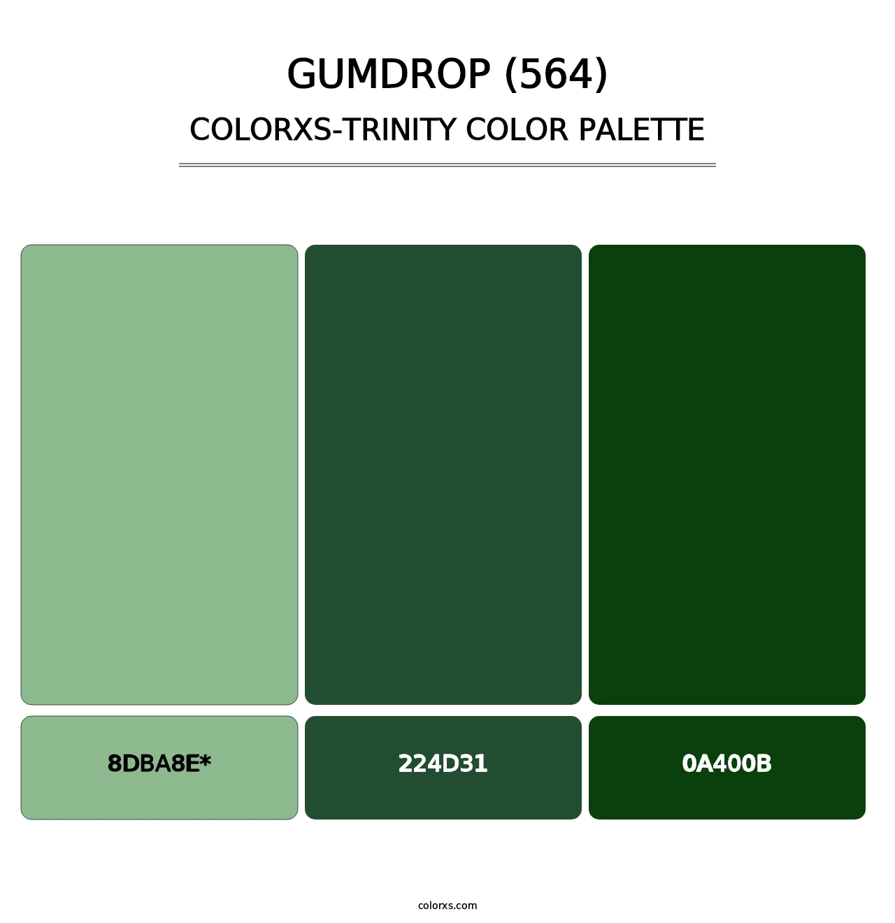 Gumdrop (564) - Colorxs Trinity Palette