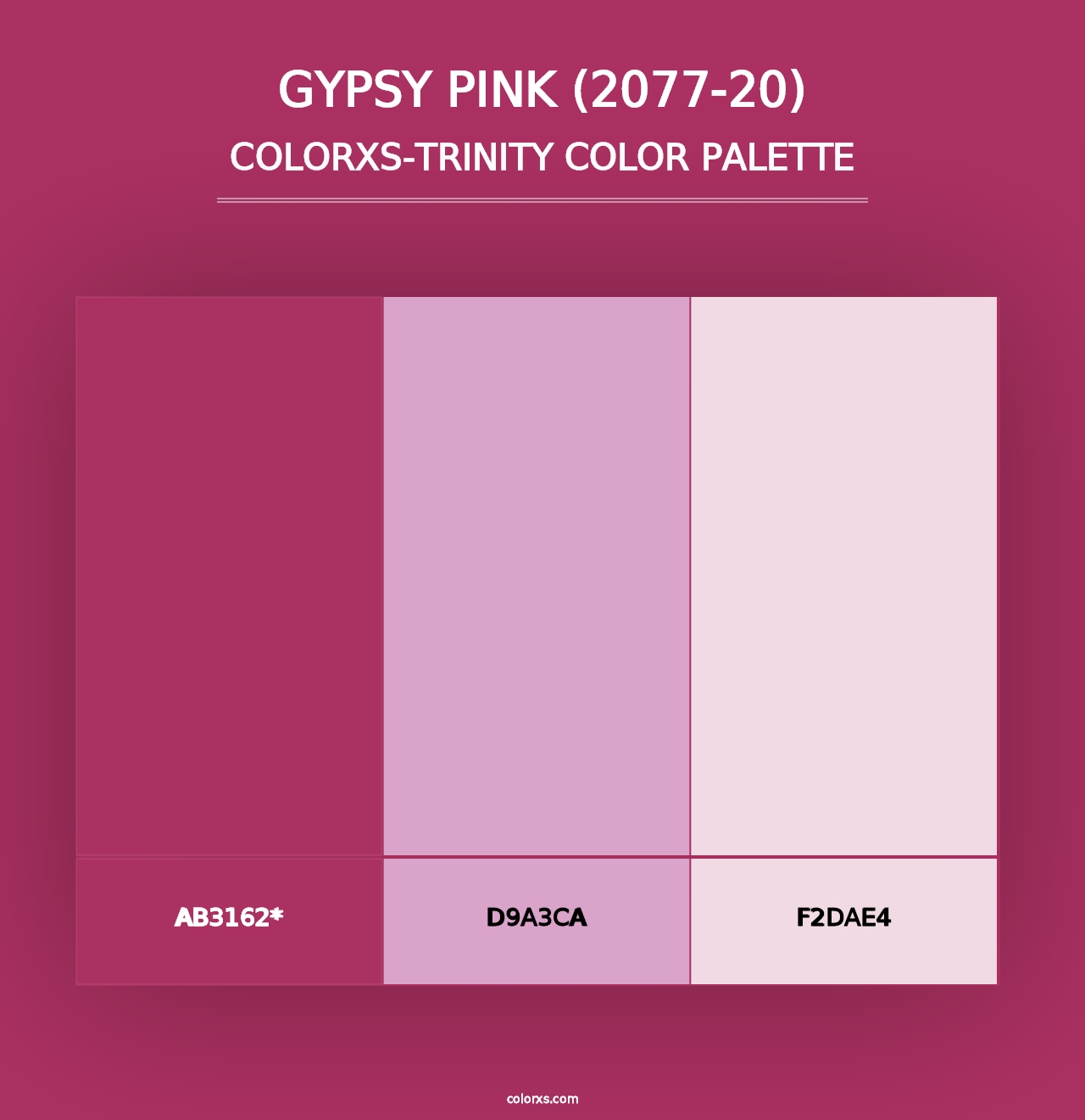 Gypsy Pink (2077-20) - Colorxs Trinity Palette