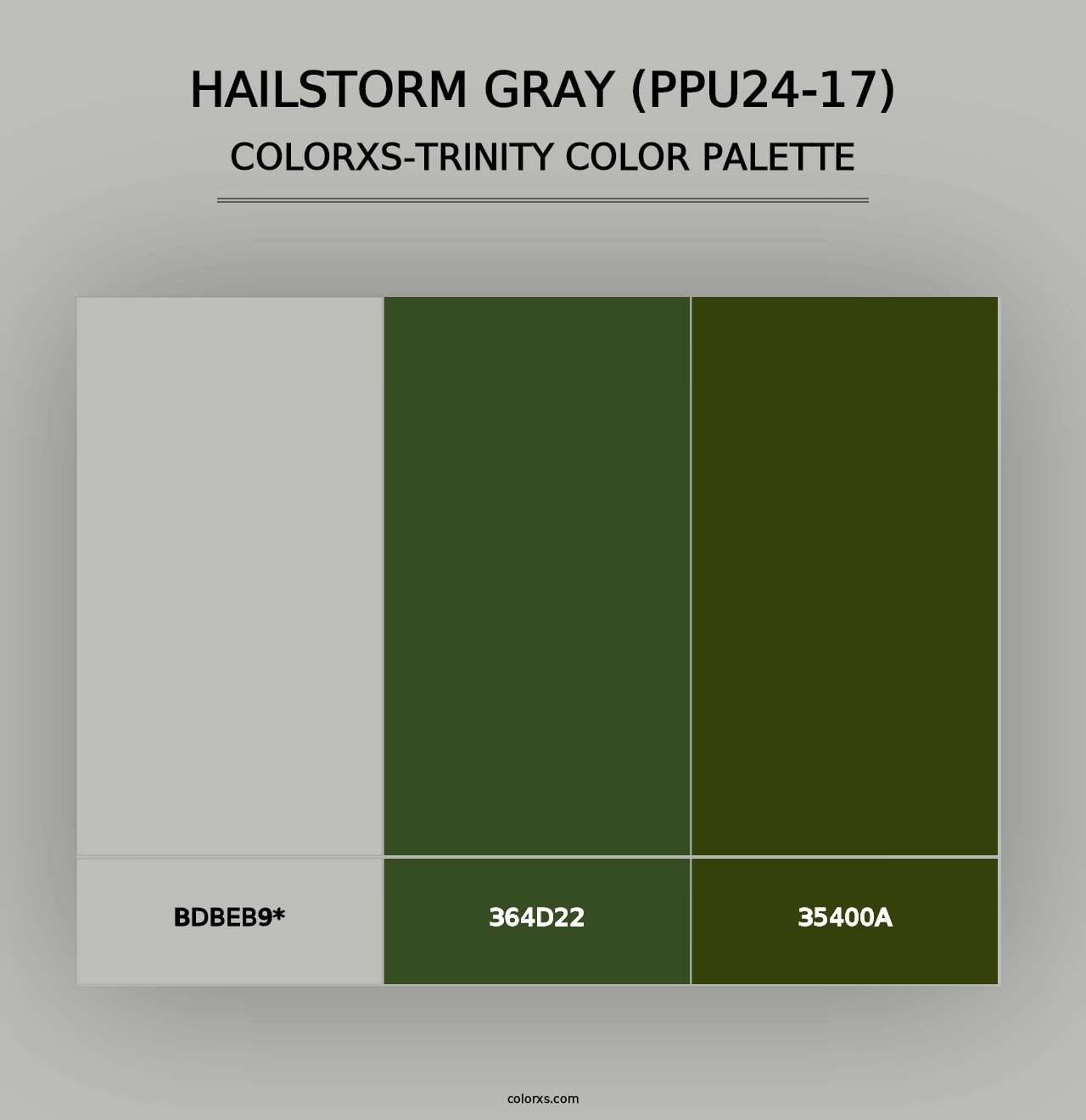 Hailstorm Gray (PPU24-17) - Colorxs Trinity Palette