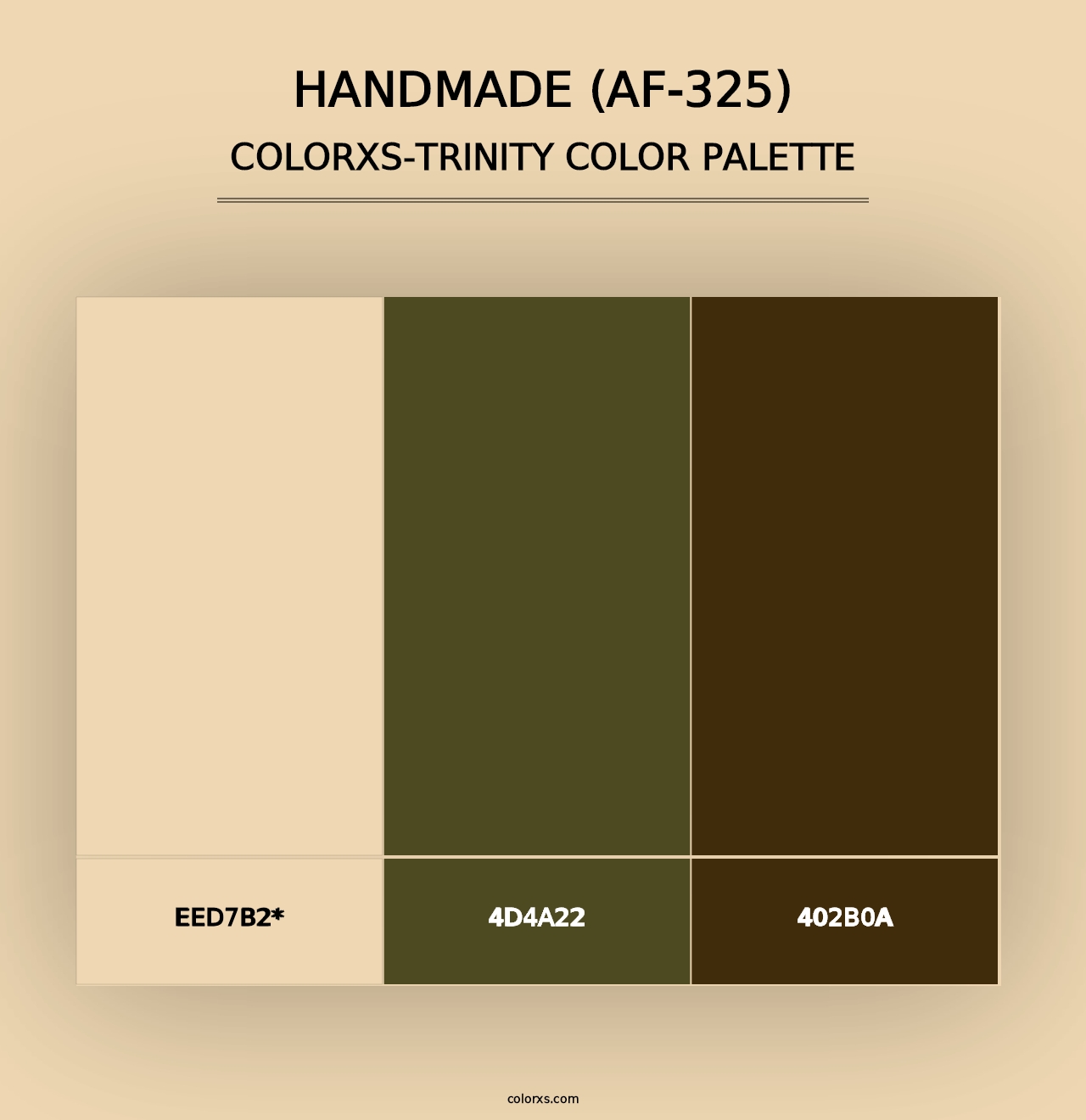 Handmade (AF-325) - Colorxs Trinity Palette