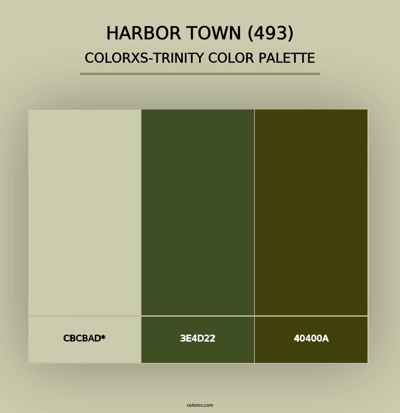 Harbor Town (493) - Colorxs Trinity Palette