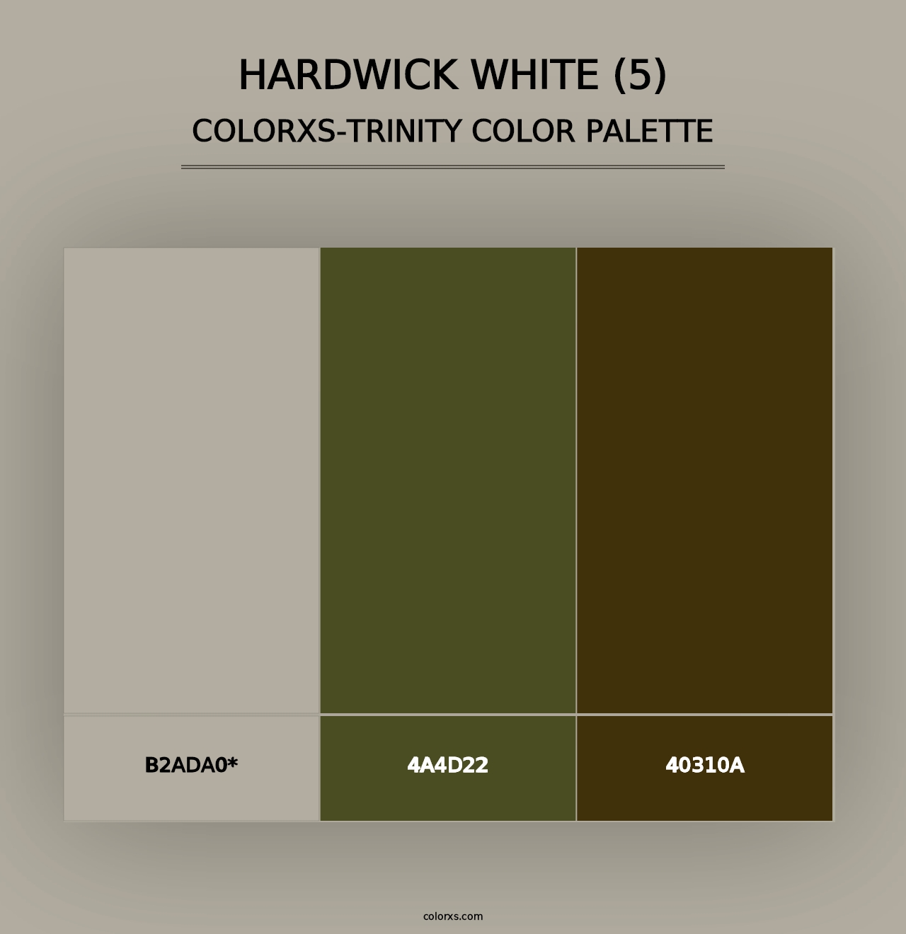 Hardwick White (5) - Colorxs Trinity Palette