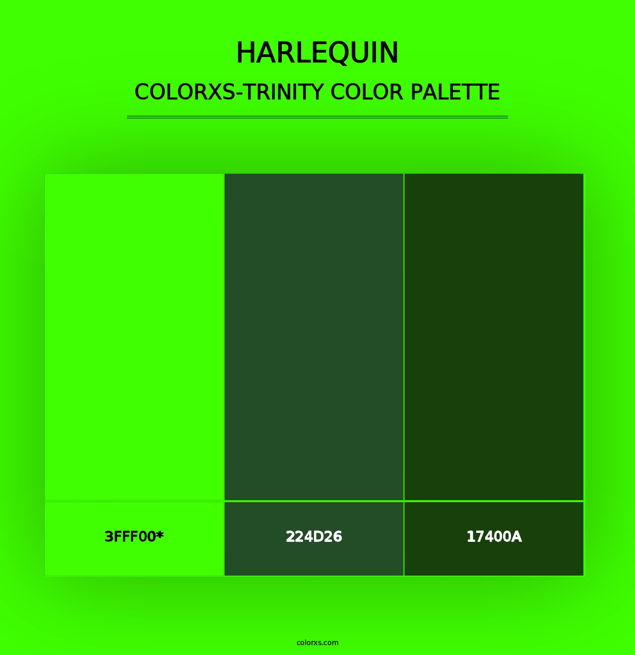 Harlequin - Colorxs Trinity Palette