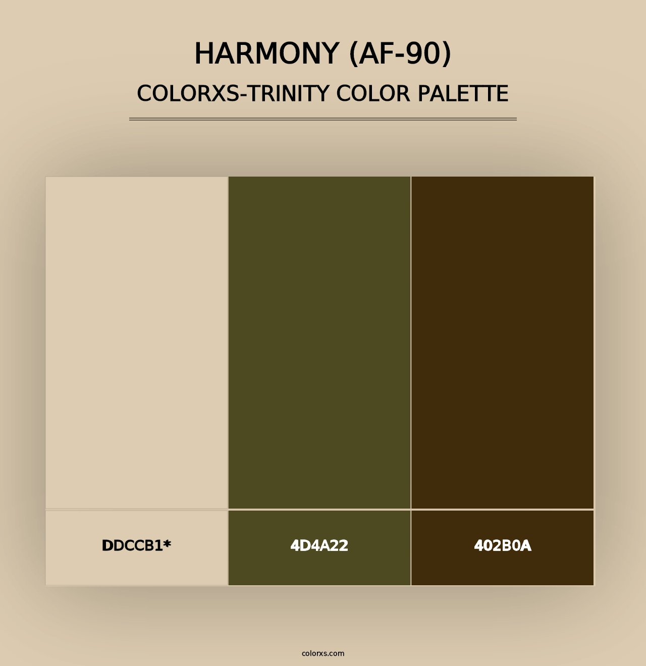 Harmony (AF-90) - Colorxs Trinity Palette