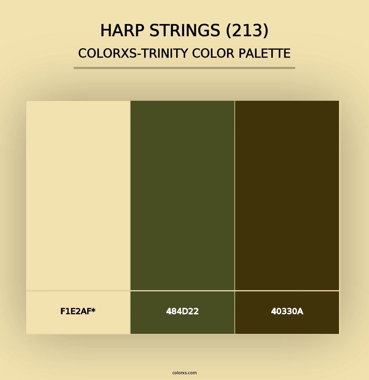 Harp Strings (213) - Colorxs Trinity Palette