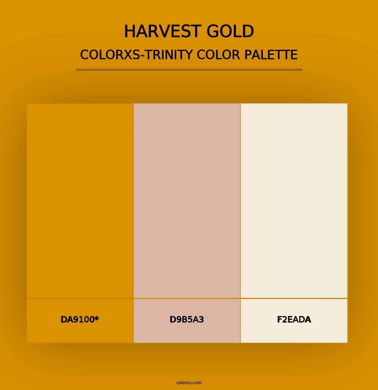 Harvest Gold - Colorxs Trinity Palette