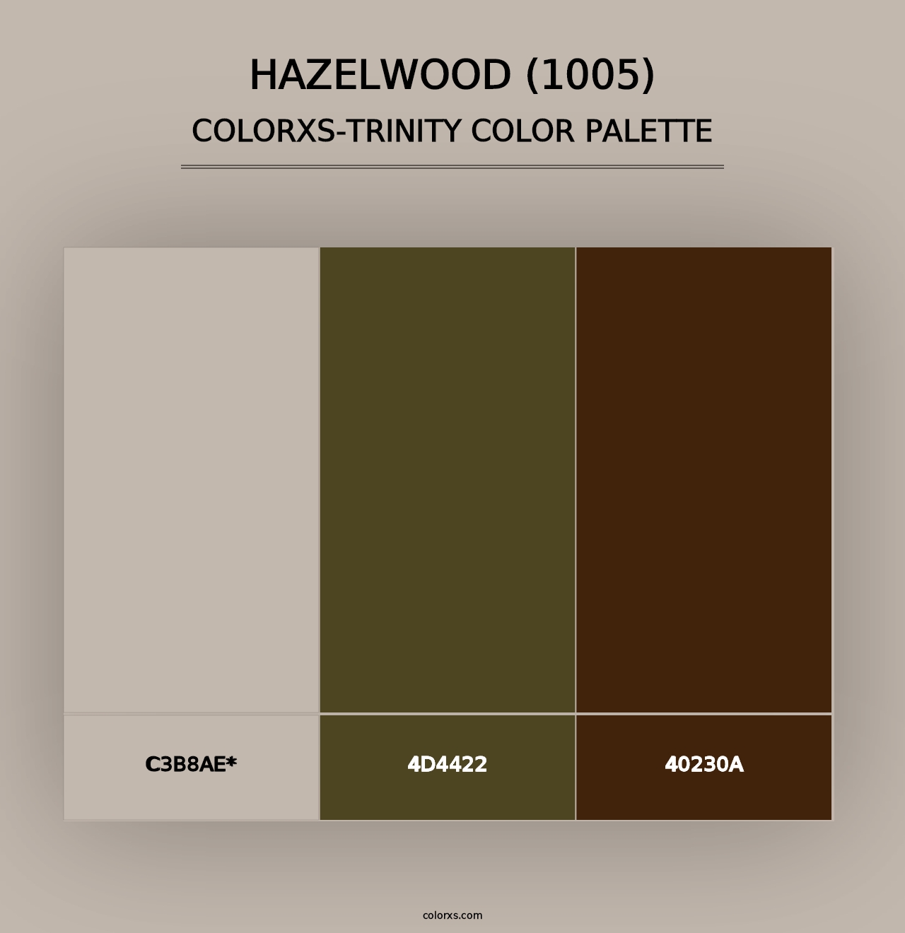 Hazelwood (1005) - Colorxs Trinity Palette