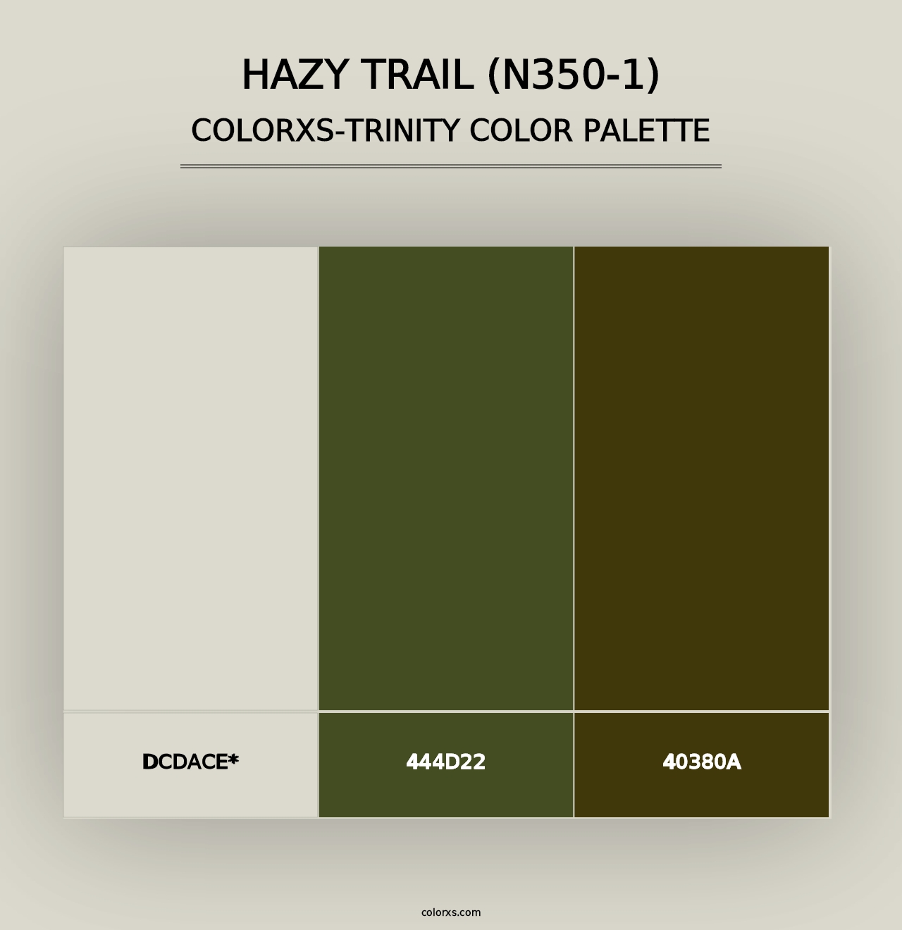 Hazy Trail (N350-1) - Colorxs Trinity Palette