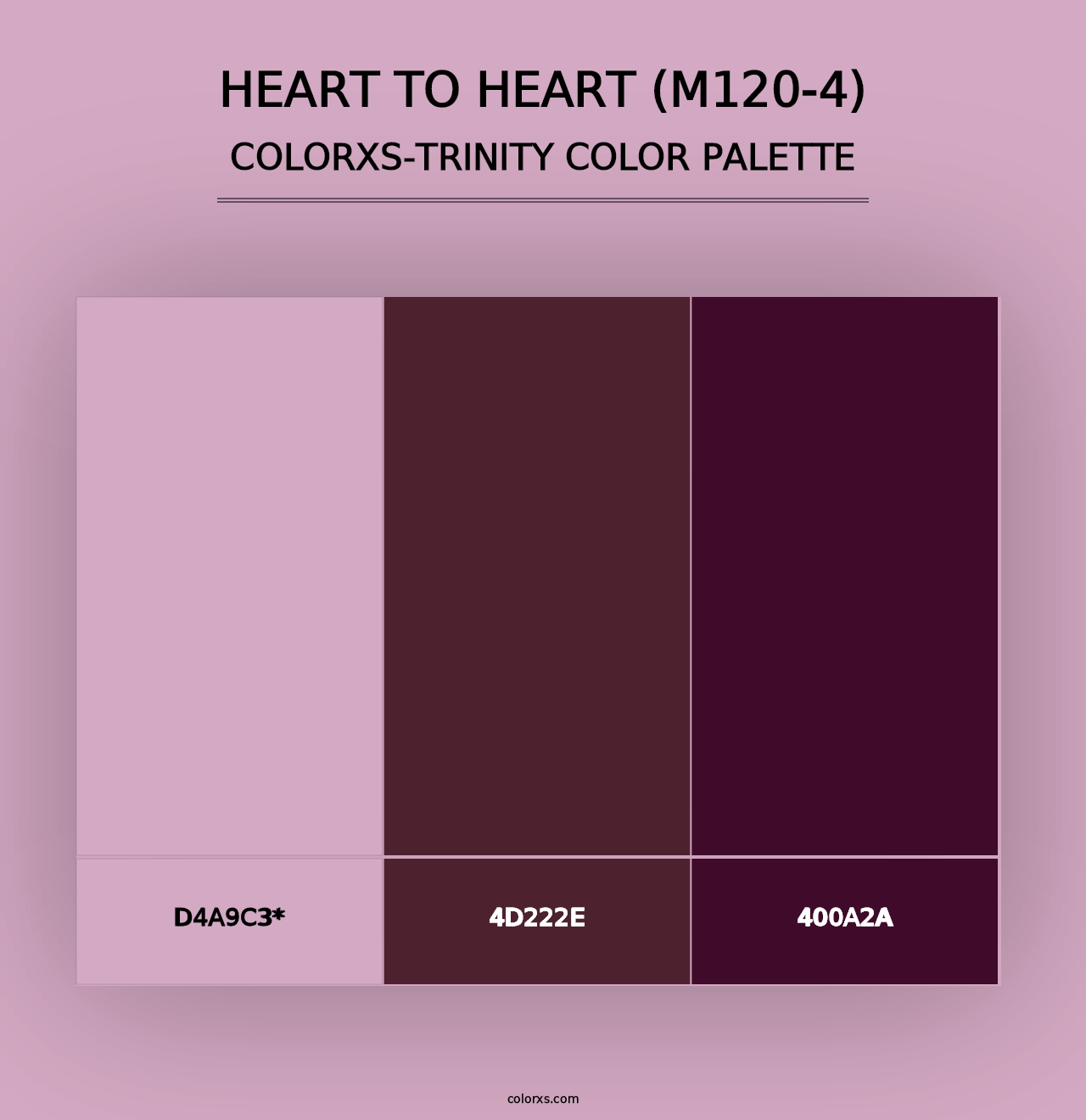 Heart To Heart (M120-4) - Colorxs Trinity Palette