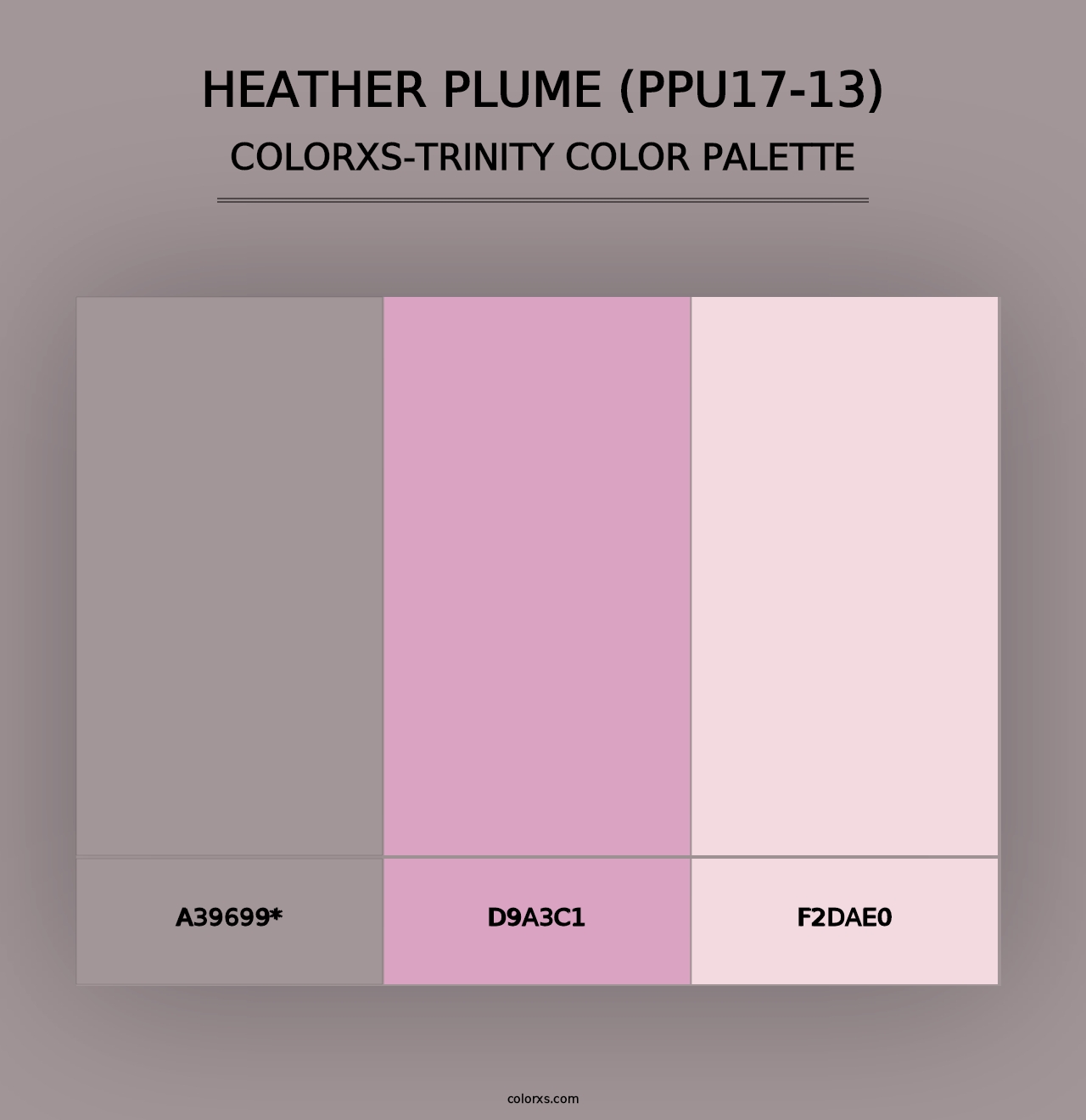 Heather Plume (PPU17-13) - Colorxs Trinity Palette