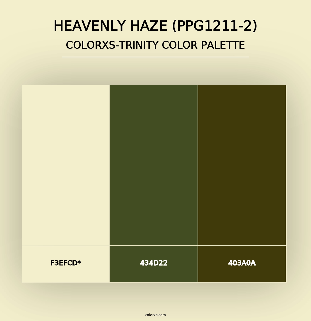 Heavenly Haze (PPG1211-2) - Colorxs Trinity Palette