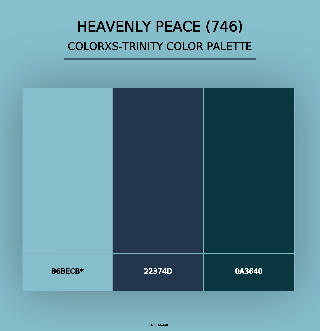 Heavenly Peace (746) - Colorxs Trinity Palette