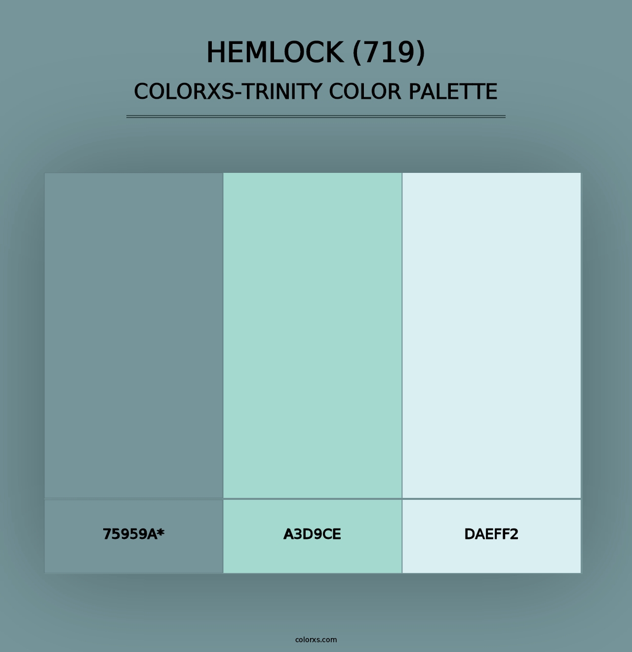 Hemlock (719) - Colorxs Trinity Palette