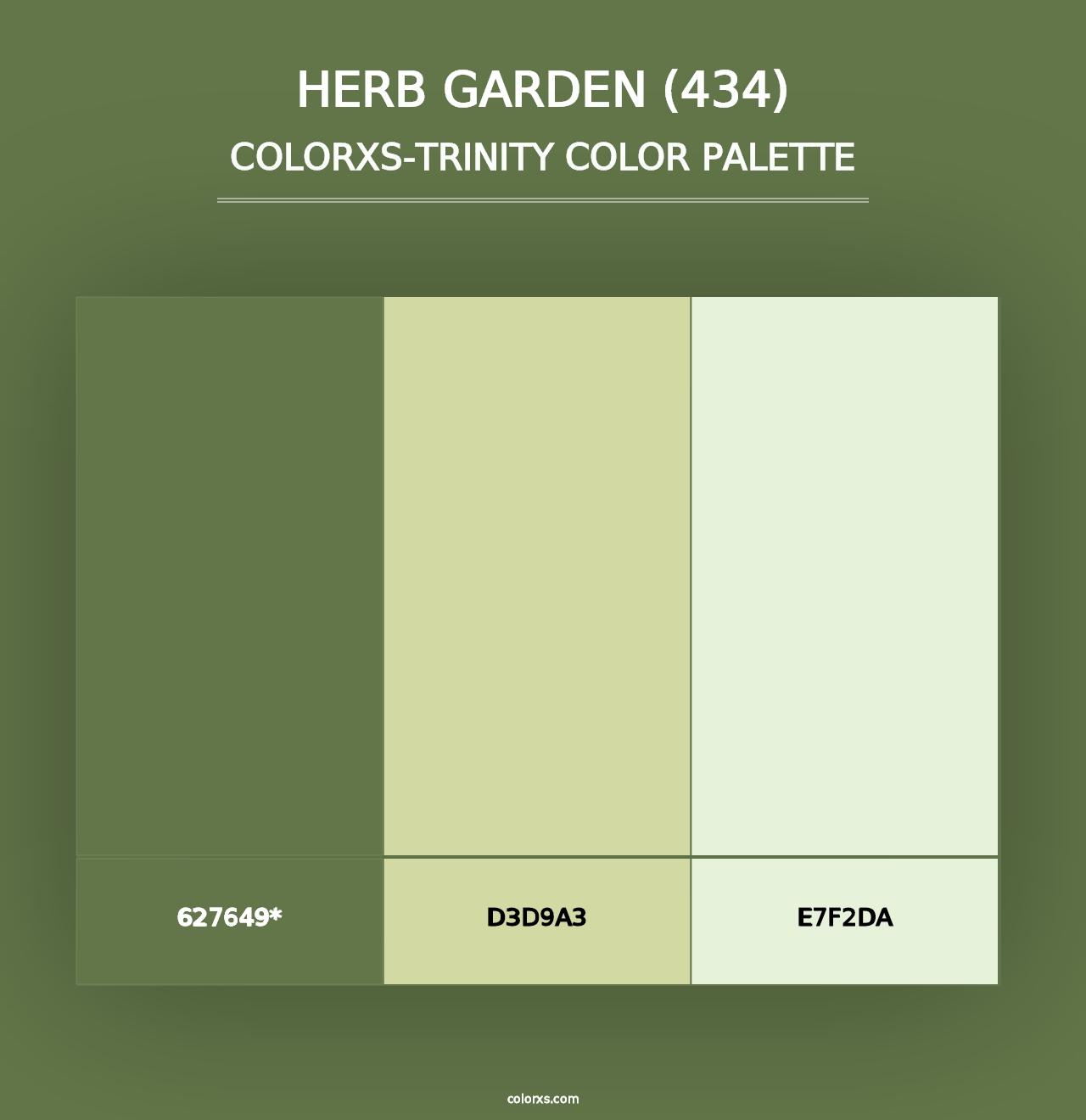 Herb Garden (434) - Colorxs Trinity Palette