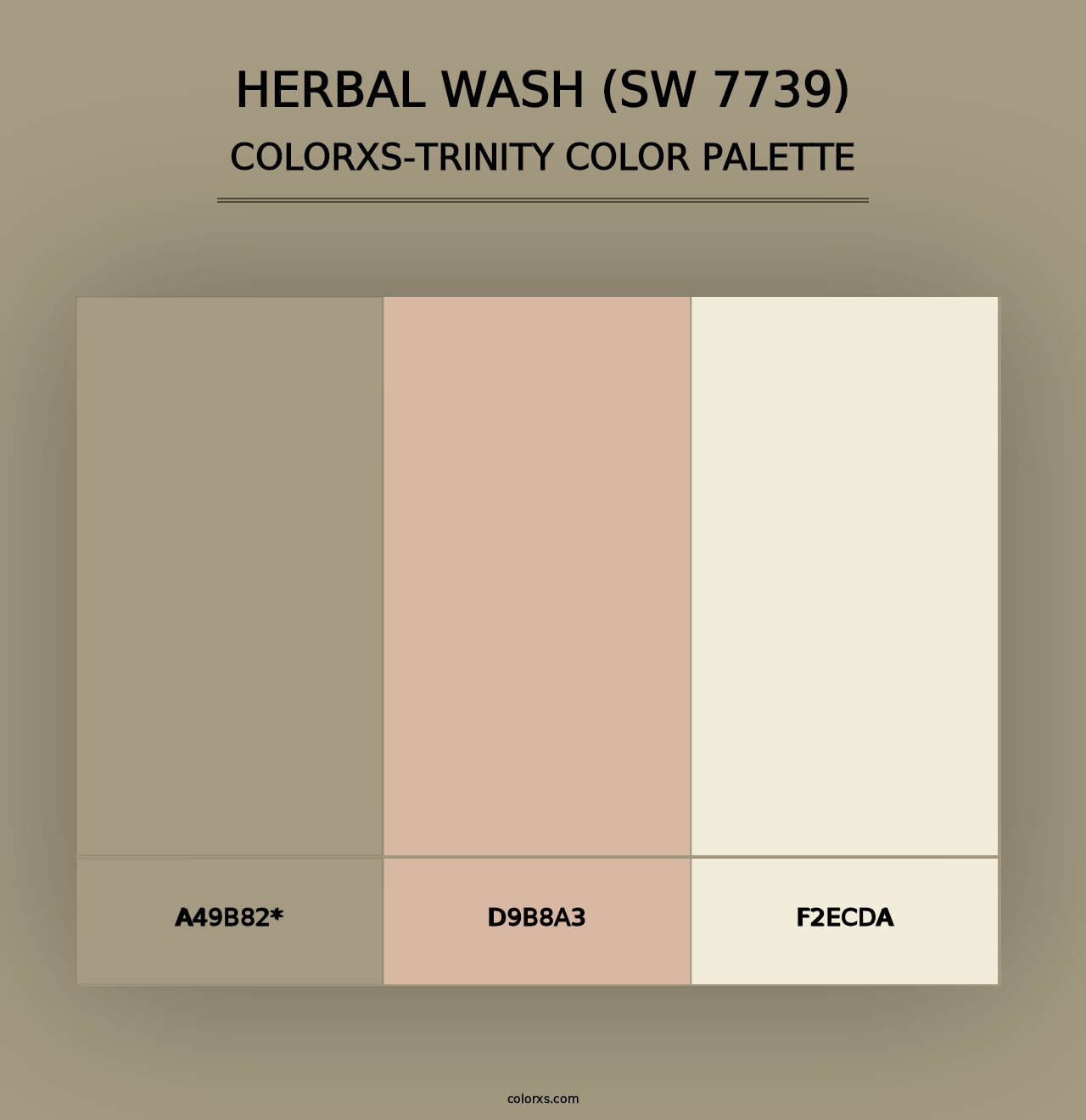 Herbal Wash (SW 7739) - Colorxs Trinity Palette