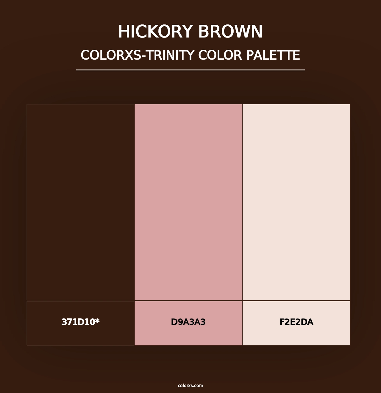 Hickory Brown - Colorxs Trinity Palette