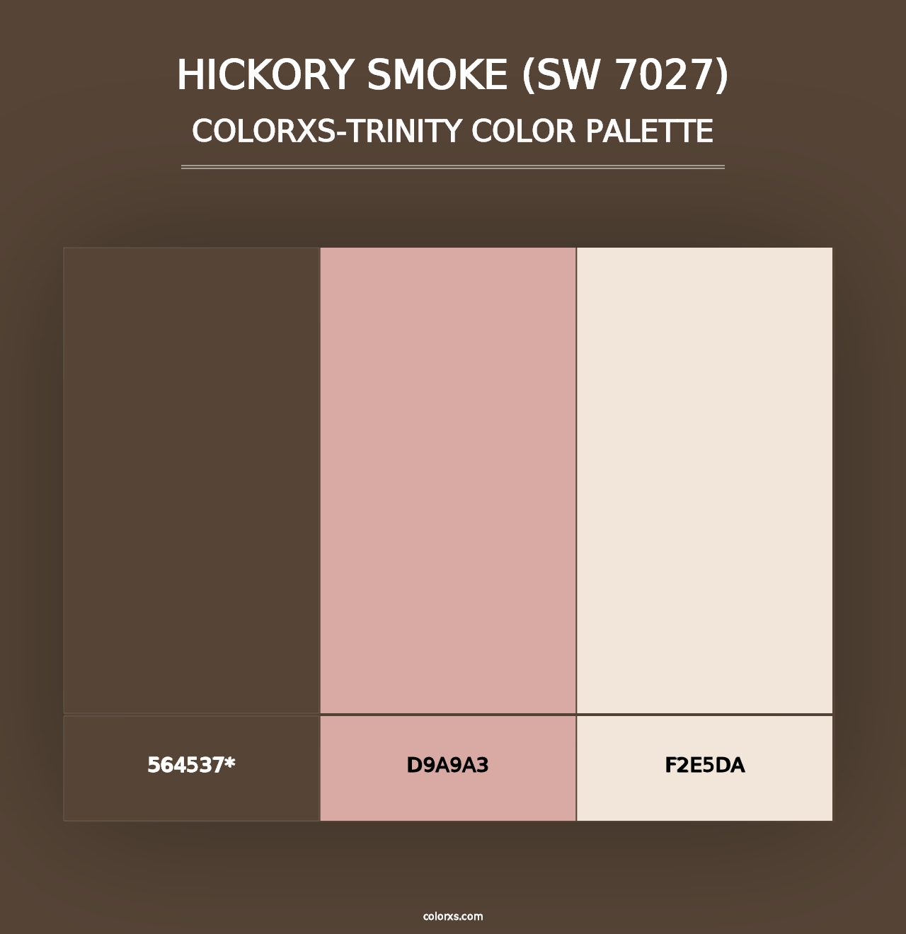 Hickory Smoke (SW 7027) - Colorxs Trinity Palette