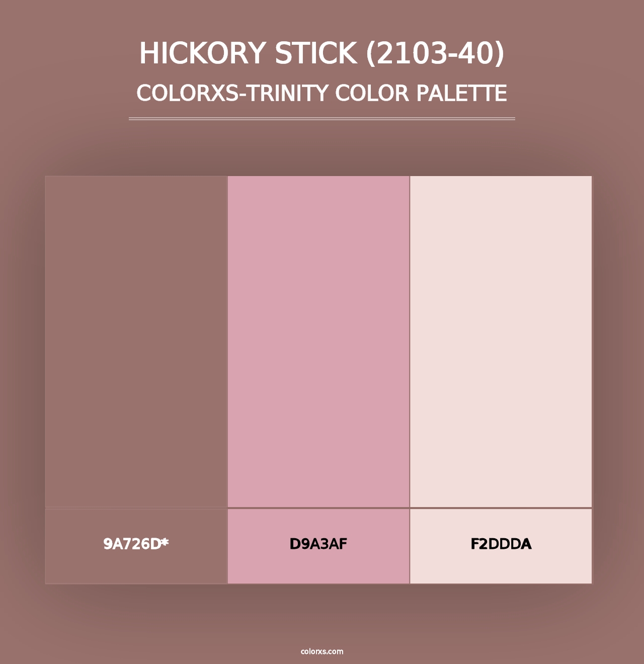 Hickory Stick (2103-40) - Colorxs Trinity Palette