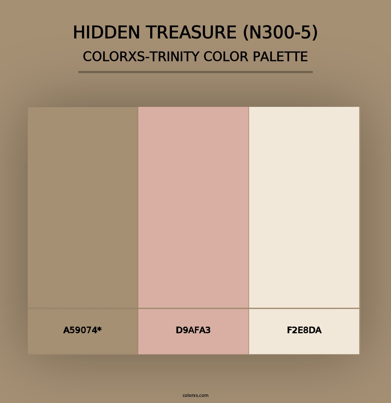 Hidden Treasure (N300-5) - Colorxs Trinity Palette