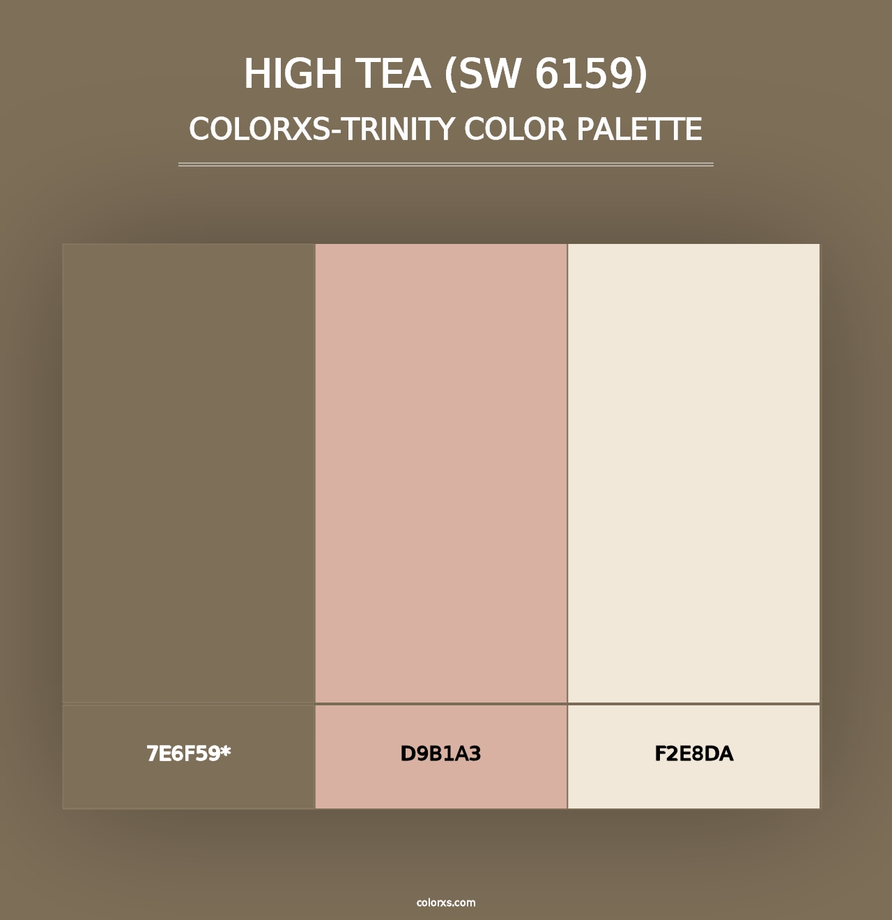 High Tea (SW 6159) - Colorxs Trinity Palette