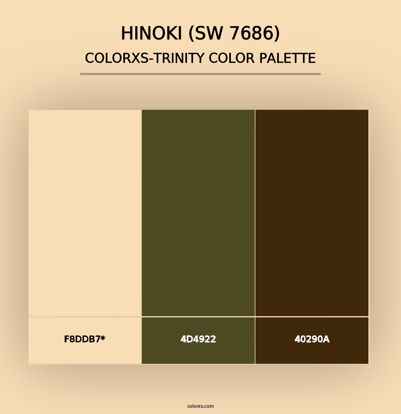 Hinoki (SW 7686) - Colorxs Trinity Palette