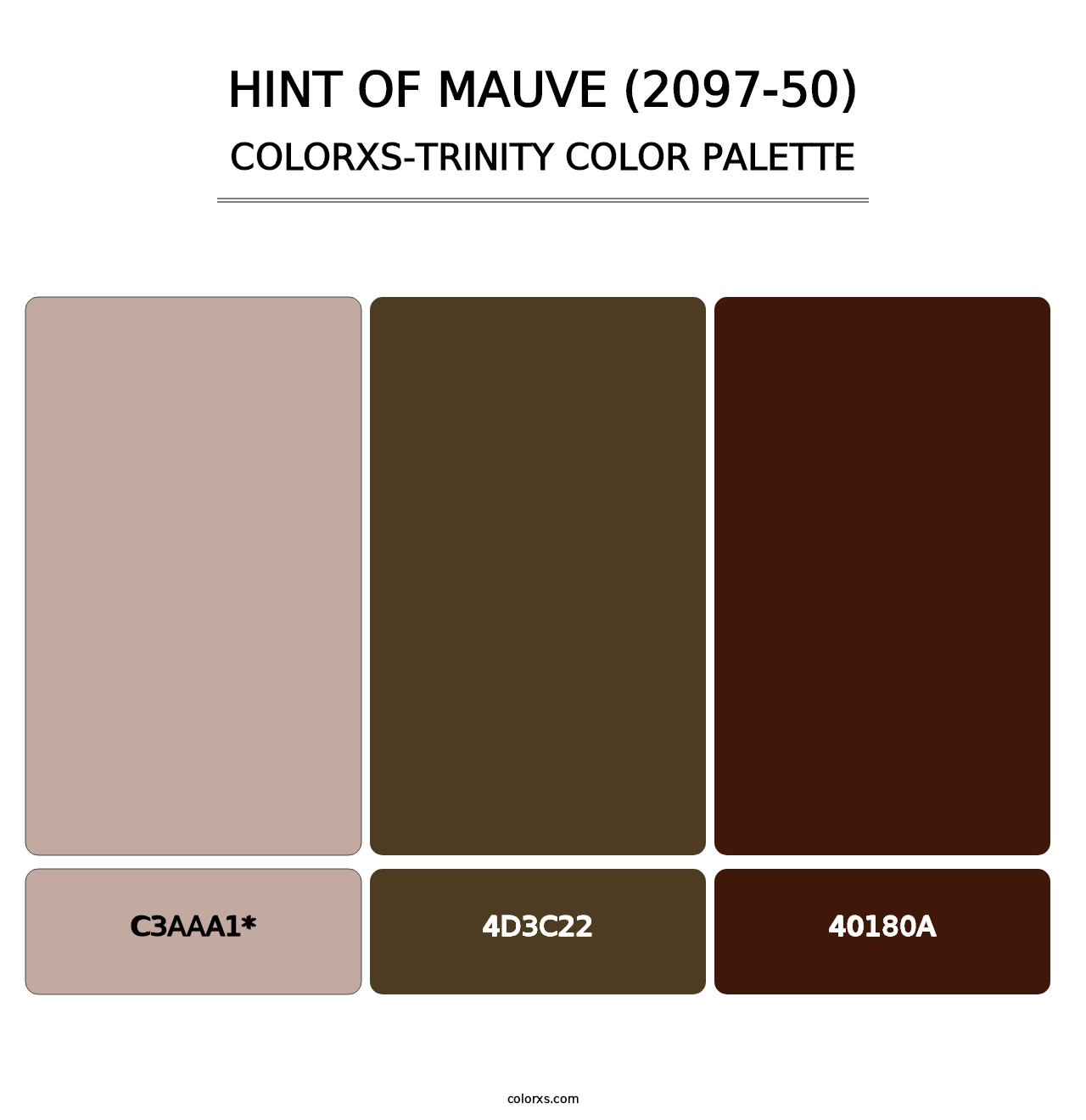 Hint of Mauve (2097-50) - Colorxs Trinity Palette