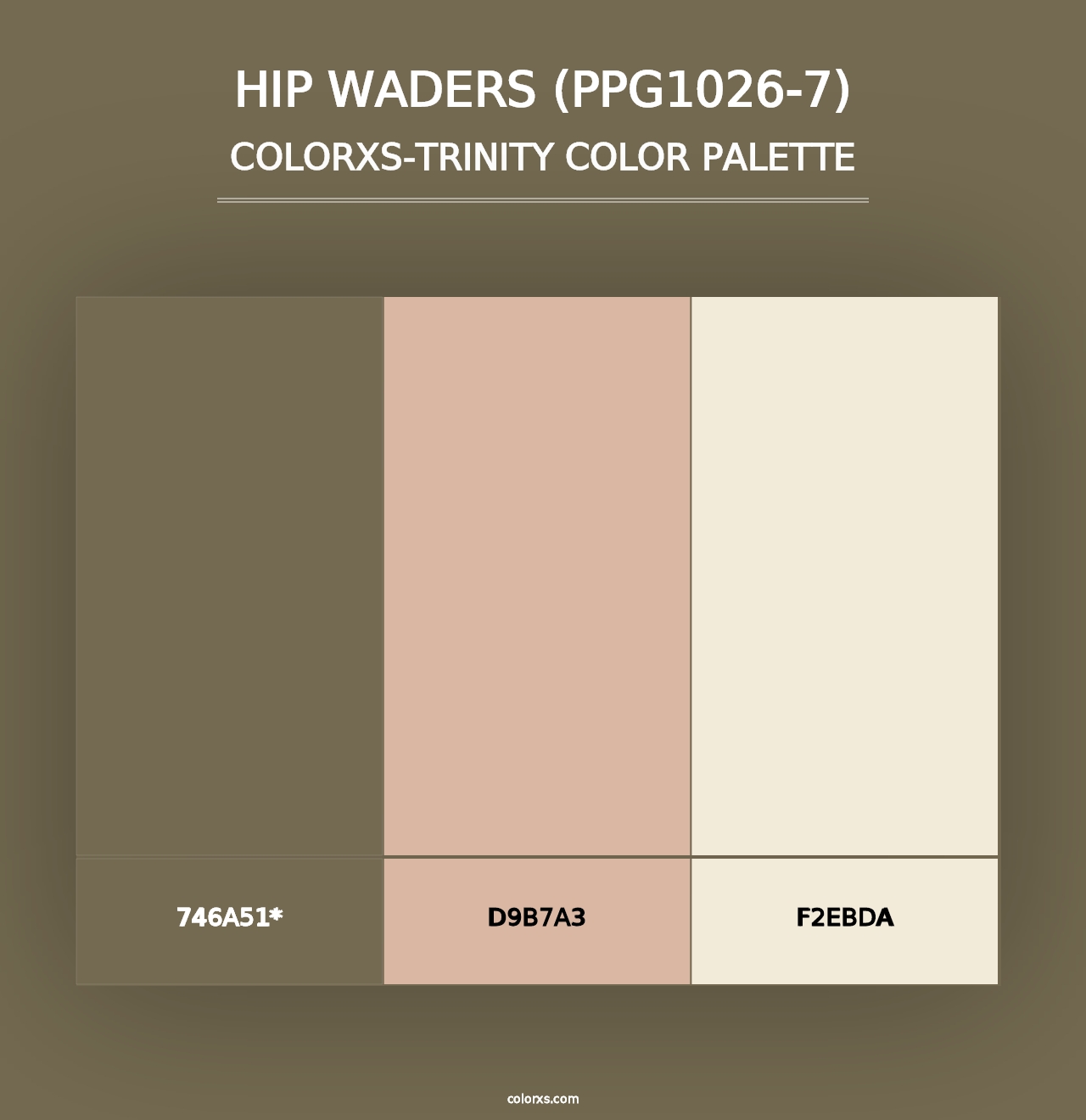 Hip Waders (PPG1026-7) - Colorxs Trinity Palette