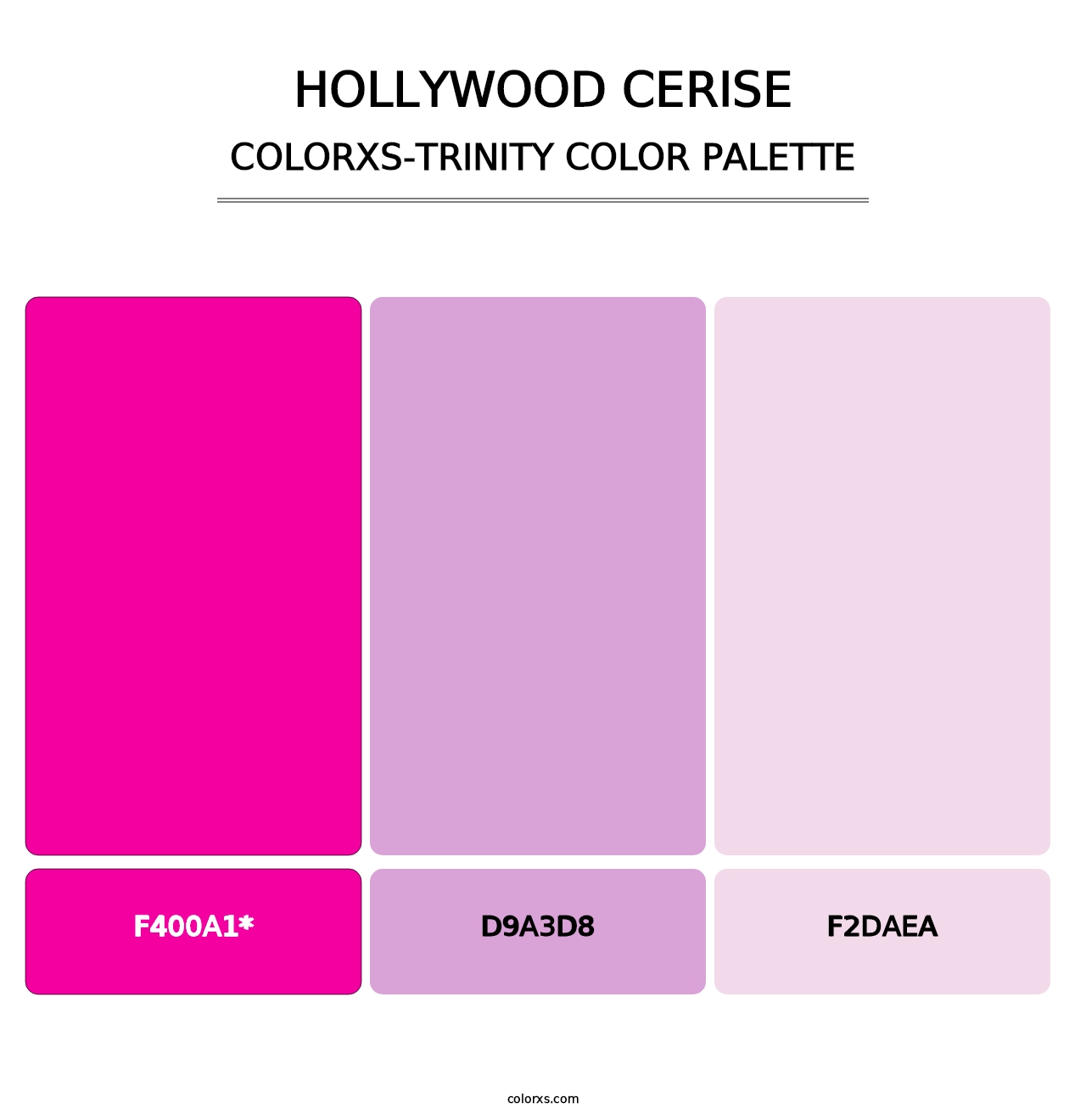 Hollywood Cerise - Colorxs Trinity Palette