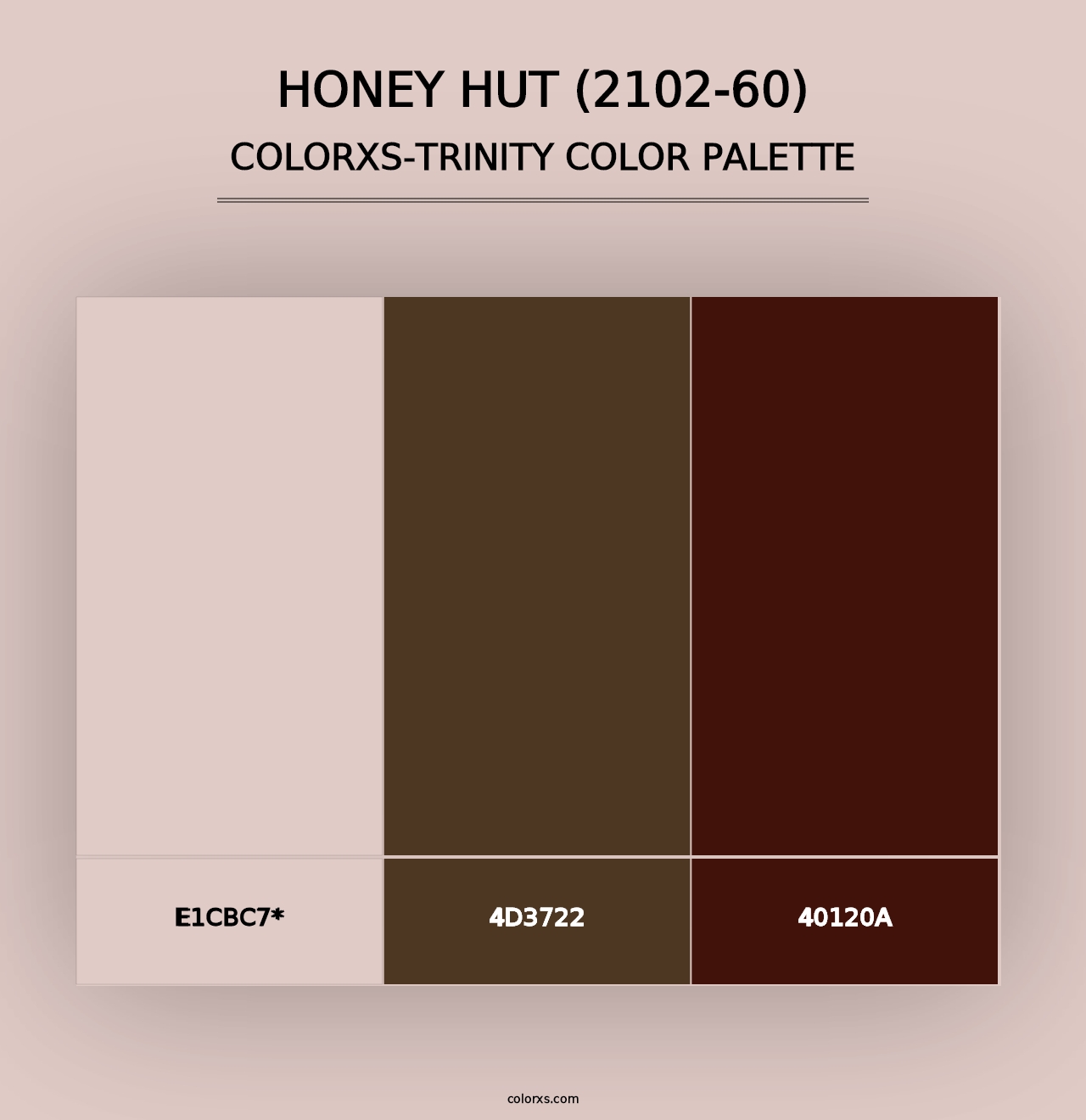 Honey Hut (2102-60) - Colorxs Trinity Palette