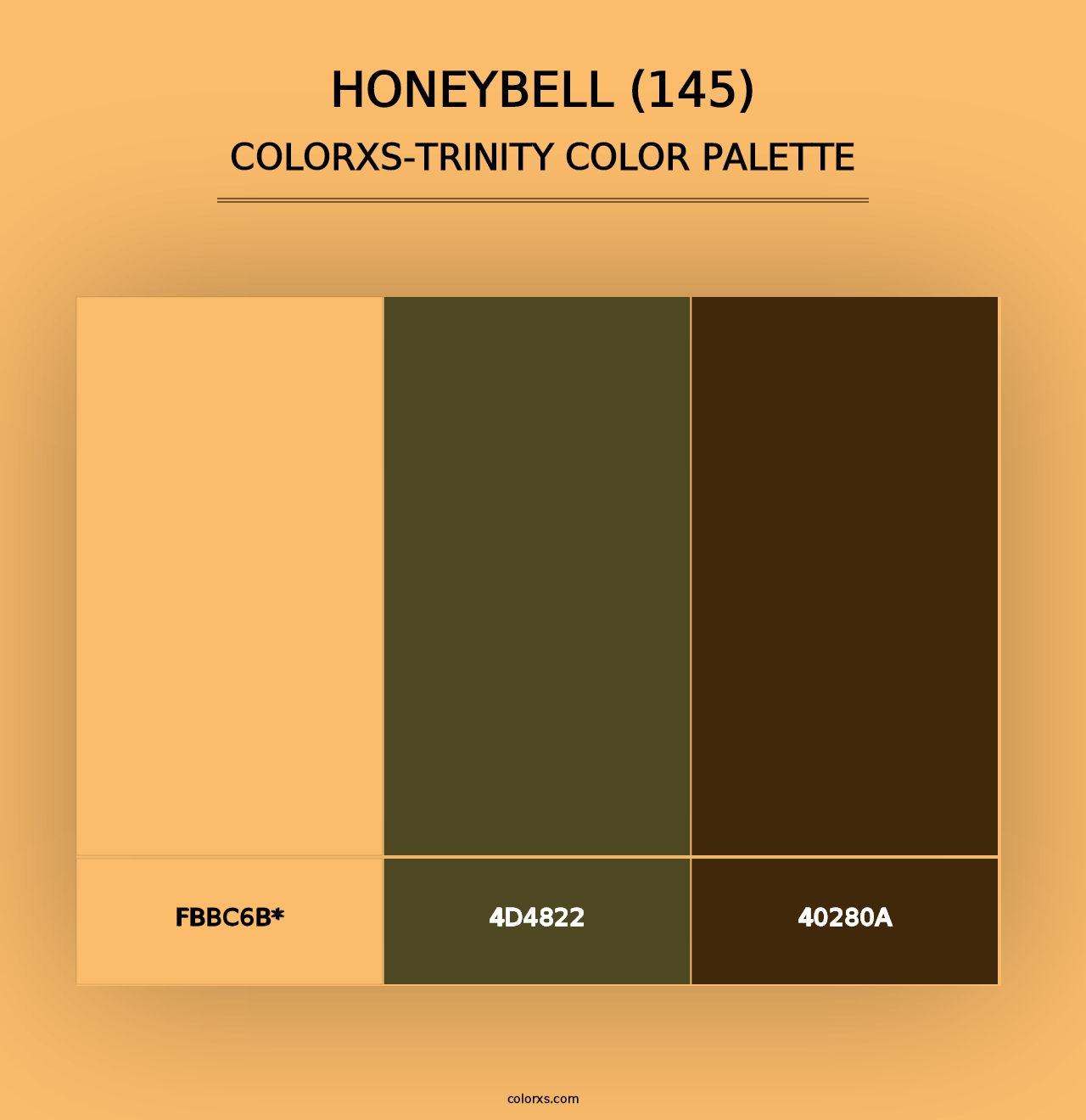 Honeybell (145) - Colorxs Trinity Palette