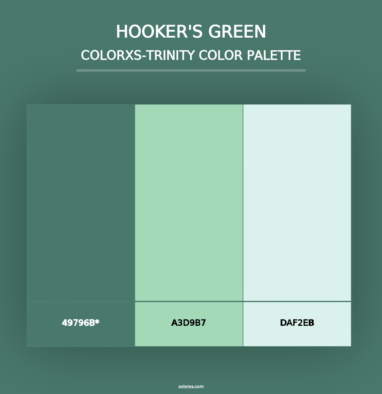 Hooker's Green - Colorxs Trinity Palette